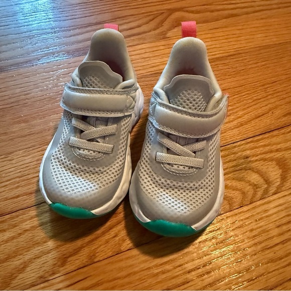 All in Motion Kids Gray, Green and Pink Sneakers. Toddler size 5. - Picture 2 of 8